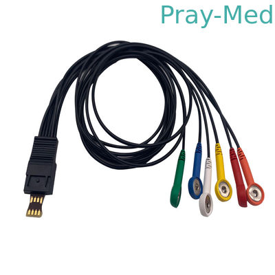 Kabel 4.0mm TPU 4/6 Führung Schiller Ecg für MT101 MT-200 Ecg Holter