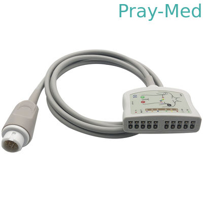 EKG ECG Edan Elites V8 Stamm verkabeln 2.4M Round 12 Pin Connector