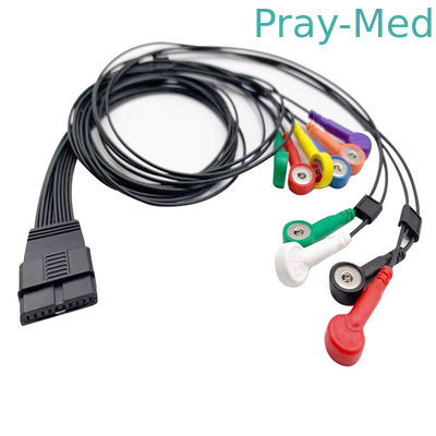 Kabel TPU 1.2m Holter ECG 10 Führungen für Schiller MT-200 MT-101