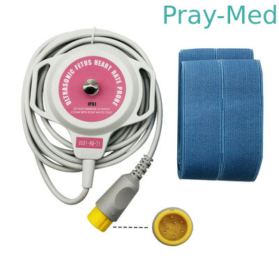 9 PIN Ultrasound Transducer Compatible With Comen 3m 10ft Gray Cable