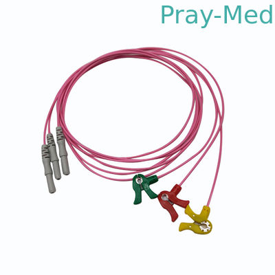Lärm-Art Jacken-Leitungsdraht 3Lead 5Lead Iecs AHA ECG geduldiger Kabel-TPU