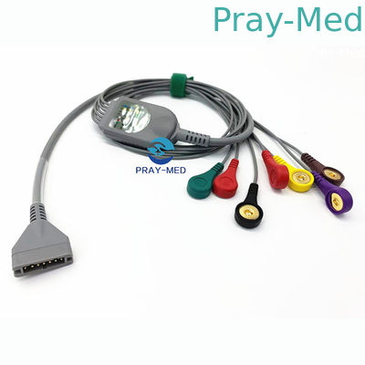 Burdick Holter Ecg Cable und Leitungsdraht 7 Führungs-Schnellverbindungsstück 3.6m