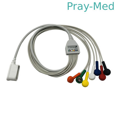 Führungs-Holter Cables 1.1m der GE-Gesundheitswesen-Recorder-Serra-7 Schnellverbindungsstück