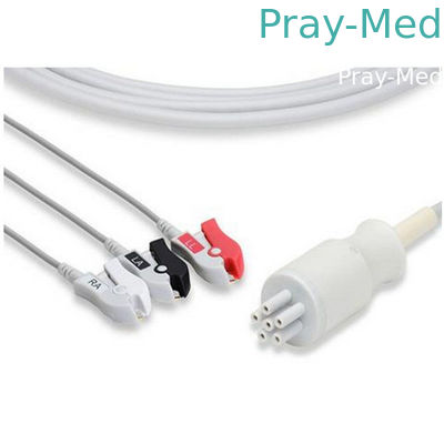 Gewichts-Nylonstecker-goldene überzogene Stifte Colin BP88S ECG geduldiger Kabel-0.7lb