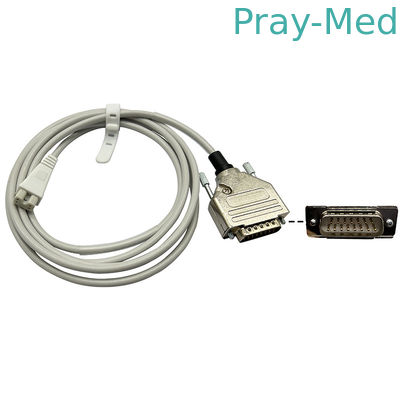 Neugeboren-Ventilator-Strömungsmesswertgeber-Kabel für Drager Babylog 8000 3M mit grauer weißer Farbe