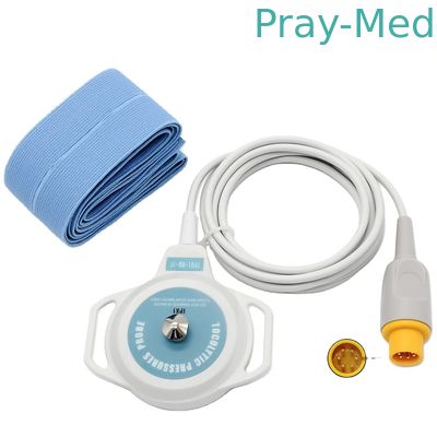 Monitor-Toco Transducers 6pin US fötales graues TPU Kabel Verbindungsstück-2.2m