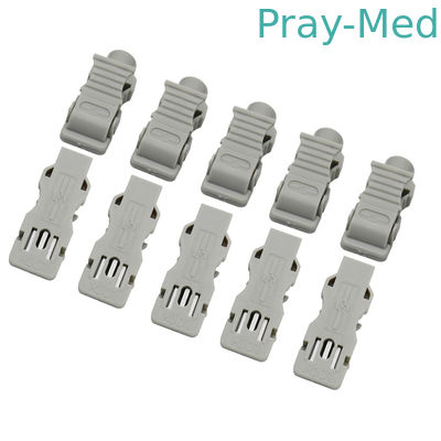 Kupferner ECG-Führungs-Clip-Banane 4.0MM PLASTIKLÄRM 3.0MM 10pcs/Satz